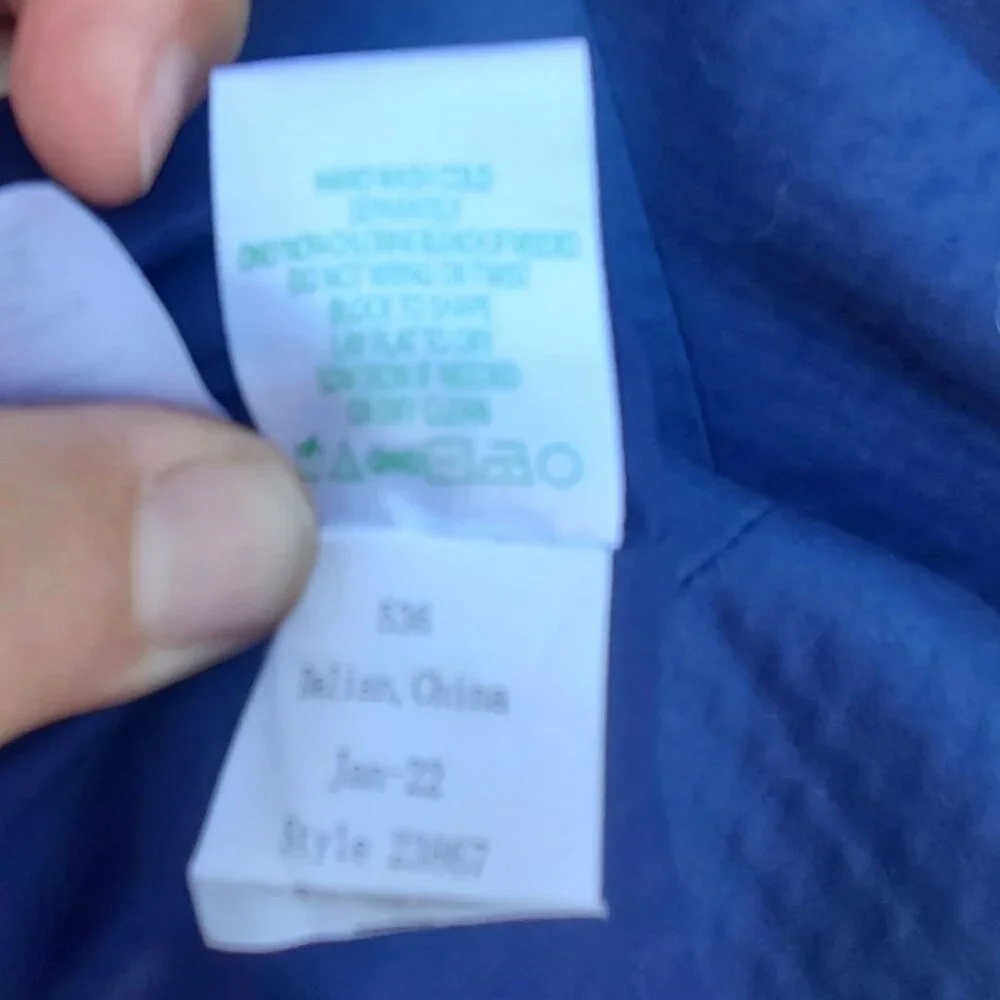 Lilly Pulitzer Valli Shift Dress Size 6 Navy Blue White Gold Sleeveless Cotton - Picture 9 of 13